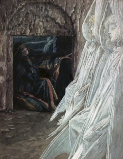 Mary Magdalene in the Tomb   James Tissot Poster Print - Item # VARSAL999430