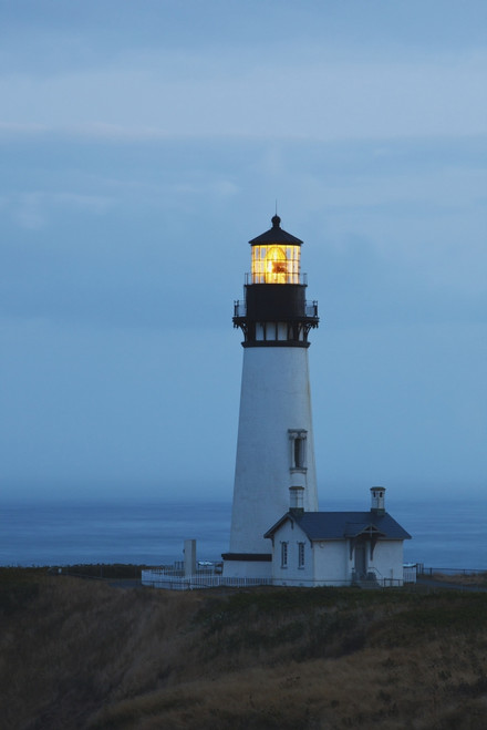 Sunrise At Yaquina Head Lighthouse; Newport, Oregon, United States of America PosterPrint - Item # VARDPI1965266
