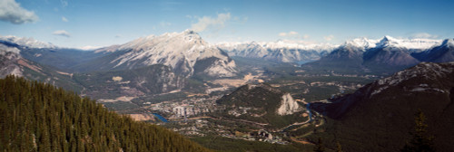 Snowcapped mountain range, Banff National Park, Alberta, Canada Poster Print - Item # VARPPI117668