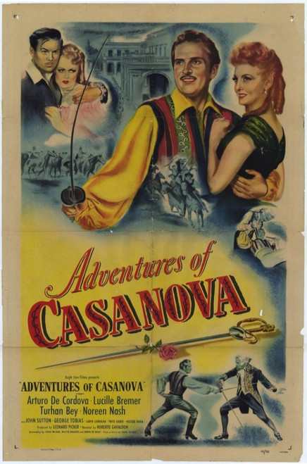 Adventures of Casanova Movie Poster Print (27 x 40) - Item # MOVGH1729