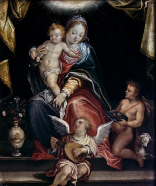 Madonna  unknown artist  16th Century Poster Print - Item # VARSAL9003316