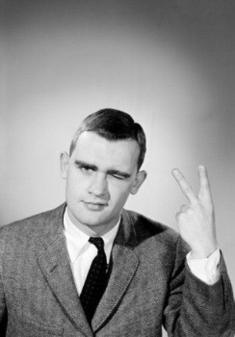 Portrait of young man winking and showing peace sign Poster Print - Item # VARSAL255421293 Portrait of young man winking and showing peace sign Poster Print - Item # VARSAL255421293