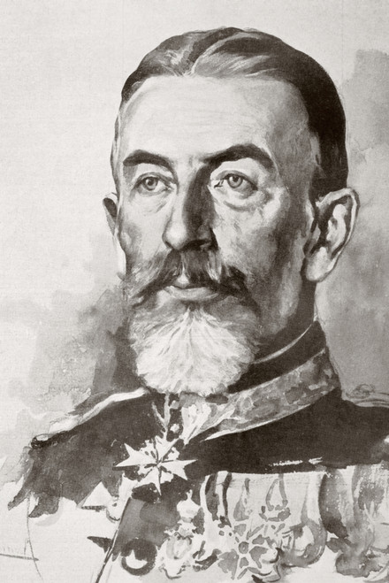 Carol I, 1839 _ 1914. Born Prince Karl Of Hohenzollern-Sigmaringen. Reigning Prince And Then King Of Romania From 1866 To 1914. From La Esfera, 1914. PosterPrint - Item # VARDPI1957677