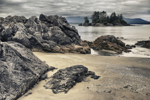 Whaler Islet With View Towards Flores Island; Vancouver Island British Columbia Canada PosterPrint - Item # VARDPI2092204