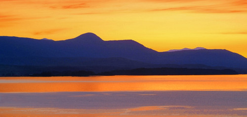 Sunset And Mountain Silhouette PosterPrint - Item # VARDPI1769157