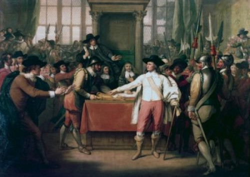 Cromwell Dissolving The Long Parliament 1782 Benjamin West Poster Print - Item # VARSAL260725