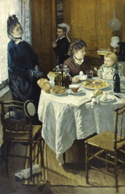 The Luncheon   1868  Claude Monet   Oil on canvas   Stadel Art Institute  Frankfurt am Main  Poster Print - Item # VARSAL900122399