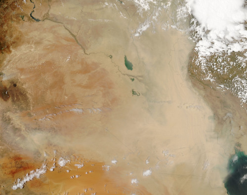 June 18, 2009 - Dust storm in the Middle East. Poster Print - Item # VARPSTSTK202782S