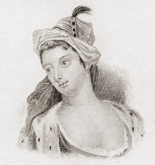 The Lady Mary Wortley Montagu, 1689 To 1762. English Aristocrat And Writer. From Crabb's Historical Dictionary Published 1825. PosterPrint - Item # VARDPI1905998