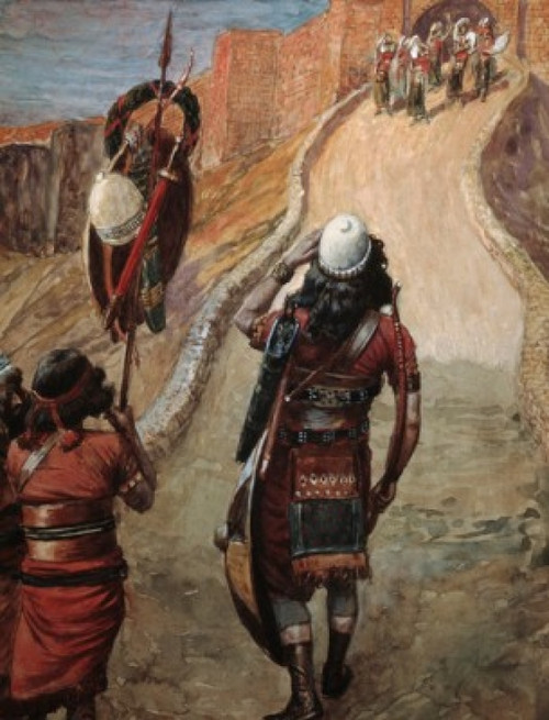 Jepthah Sees His Daughter From Afar  James Tissot Poster Print - Item # VARSAL9999175