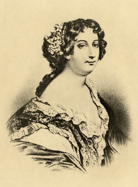 Catherine Marie De Lorraine, Duchess De Montpensier, 1552-1596. Photo-Etching From An Old Portrait In The Louvre. From The Book _ Lady Jackson?S Works, Viii. The Last Of The Valois Ii? Published London 1899. PosterPrint - Item # VARDPI1858260