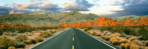 Road passing through a landscape, Valley of Fire State Park, Nevada, USA Poster Print - Item # VARPPI168353