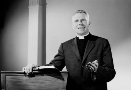 Preacher at lectern Poster Print - Item # VARSAL255418968