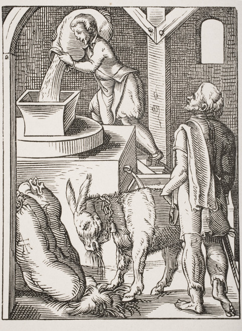 The Miller. 19Th Century Reproduction Of 16Th Century Engraving By Jost Amman PosterPrint - Item # VARDPI1857912