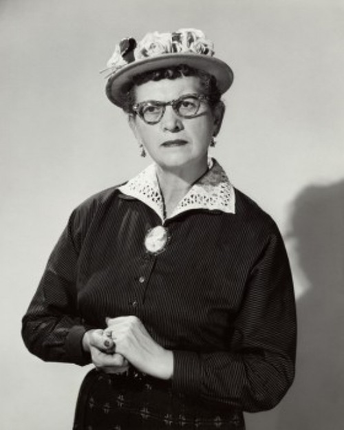 Senior woman standing with her hands clasped Poster Print - Item # VARSAL2552833