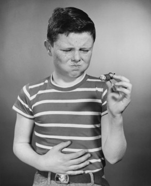 Boy holding cigar Poster Print - Item # VARSAL25512794A