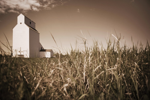 Alberta, Canada; A Grain Elevator PosterPrint