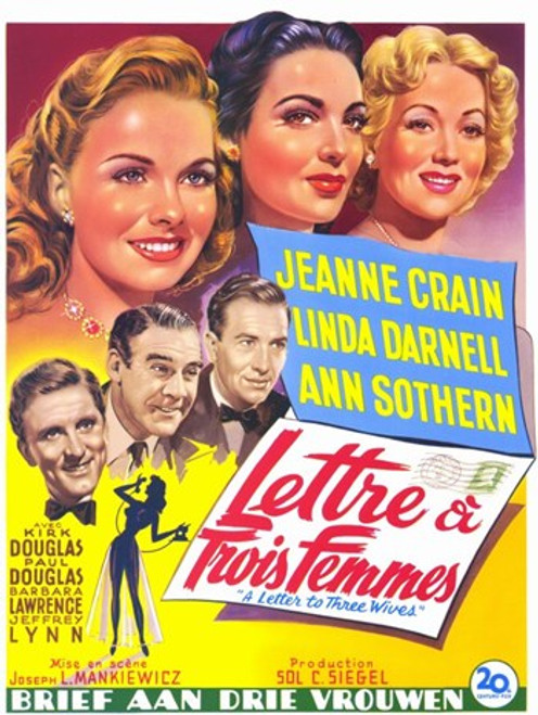 A Letter to Three Wives Movie Poster (11 x 17) - Item # MOV201932