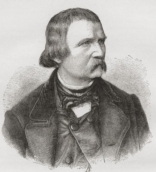 Wilhelm Von Kaulbach, 1805-1874. German Artist, Muralist And Book Illustrator. From Nuestro Siglo, Published 1883. PosterPrint - Item # VARDPI2334103