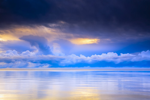 Storm Clouds And Lake Winnipeg At Sunrise, Gimli, Manitoba PosterPrint - Item # VARDPI2031701