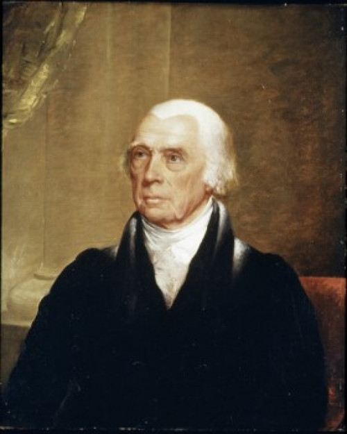 James Madison   Chester Harding  Oil on canvas Poster Print - Item # VARSAL900131593