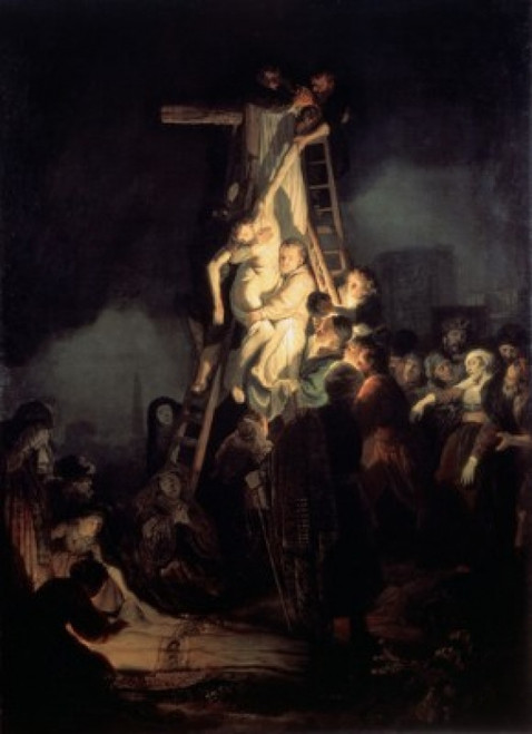 The Descent from the Cross  1634  Rembrandt Harmensz van Rijn  Oil on canvas  State Hermitage Museum  St. Petersburg  Russia Poster Print - Item # VARSAL261316