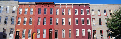 Baltimore row houses Poster Print - Item # VARPPI81662