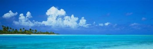 Island in the Ocean  Polynesia Poster Print by Panoramic Images (37 x 12) - Item # PPI43943