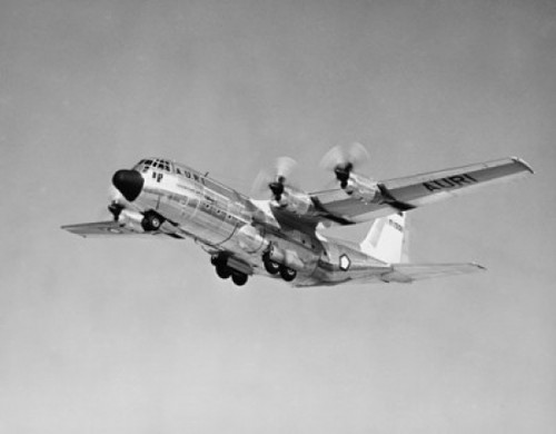 Low angle view of a military airplane in flight Poster Print - Item # VARSAL25544022