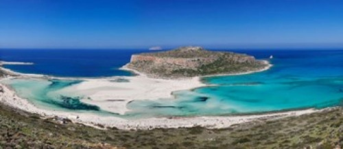 Balos Beach  Gramvousa Peninsula  Crete  Greece Poster Print by Panoramic Images (28 x 12) - Item # PPI158437