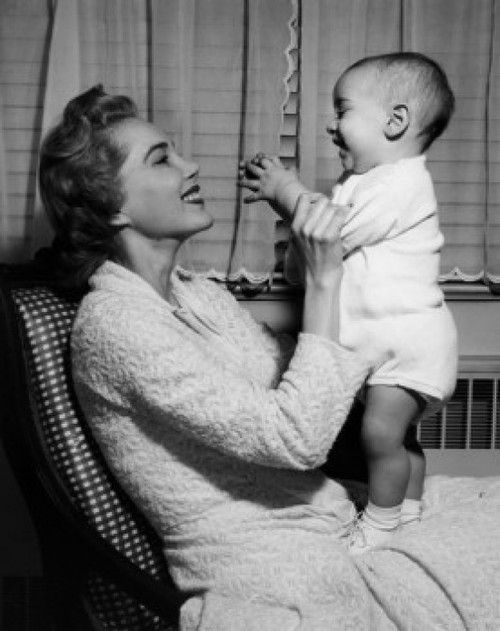 Young woman playing with baby boy Poster Print - Item # VARSAL2559855
