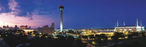 San Antonio Skyscrapers  Texas Poster Print by Panoramic Images (38 x 12) - Item # PPI92241