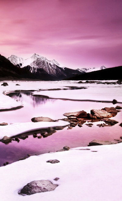 A Winter Mountain Scene PosterPrint - Item # VARDPI1779827