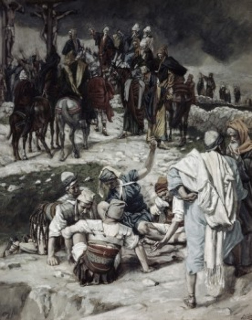 They Parted His Raiment and Cast Lots  James Tissot Poster Print - Item # VARSAL9999297