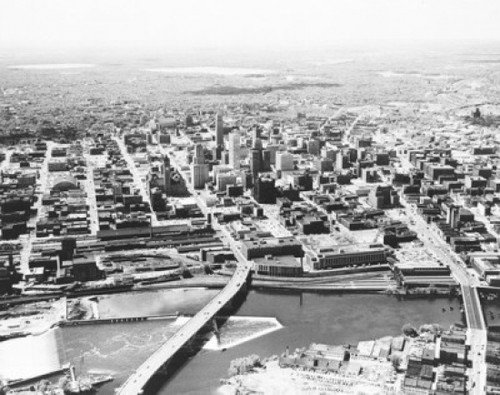 Aerial view of a city  Minneapolis  Minnesota  USA Poster Print - Item # VARSAL25546225