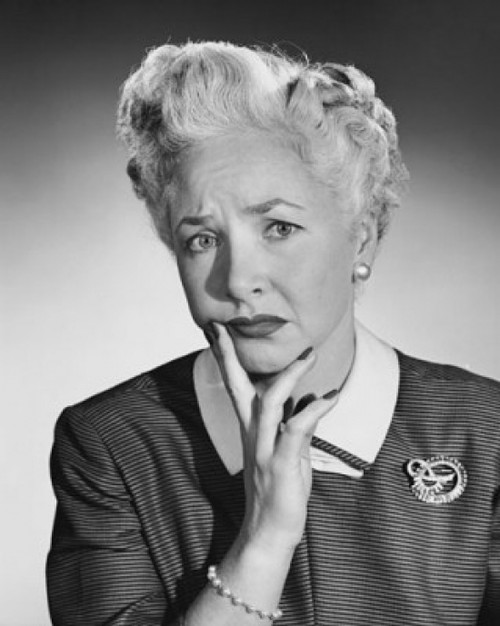 Portrait of a mature woman looking worried Poster Print - Item # VARSAL25511468B