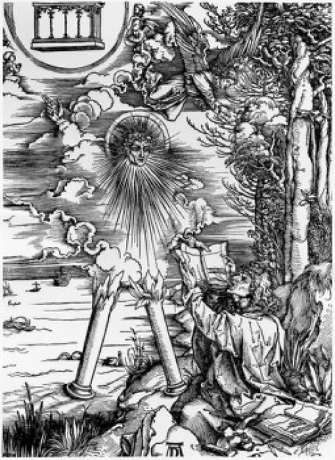 St. John Devouring the Book  Albrecht Durer  Engraving Poster Print - Item # VARSAL9951687
