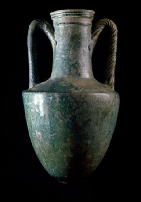 Ceramic Turquoise Amphora Poster Print - Item # VARSAL11582681