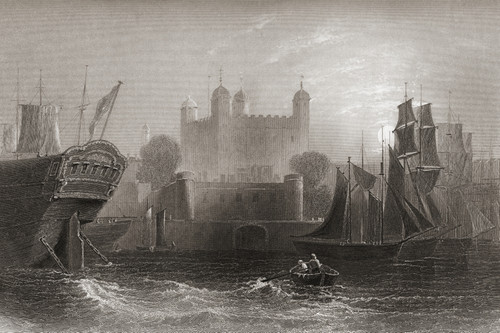 The Tower Of London, London, England In The Early 19Th Century. From The History Of England Published 1859. PosterPrint - Item # VARDPI2220166