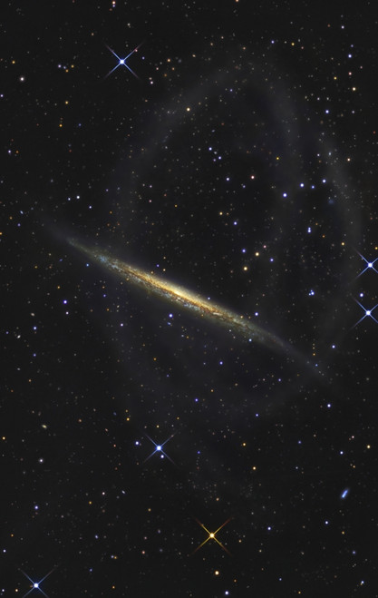 The Splinter Galaxy, also known as NGC 5907 Poster Print - Item # VARPSTGAB100031S