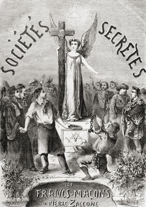 Frontispiece From Societes Secretes, Les Francs Ma PosterPrint - Item # VARDPI1958570