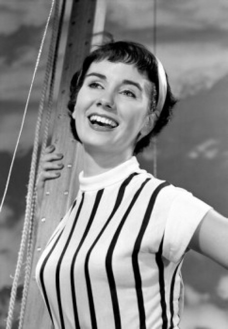 Portrait of young woman on sailing boat Poster Print - Item # VARSAL255417958A