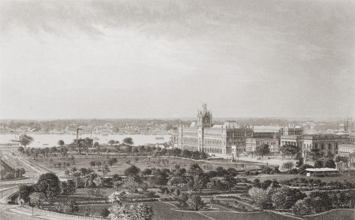 Calcutta, India, From A 19Th Century Print. From The Age We Live In, A History Of The Nineteenth Century PosterPrint - Item # VARDPI1903877