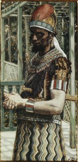 Herod  James Tissot  Watercolor Poster Print - Item # VARSAL9999130