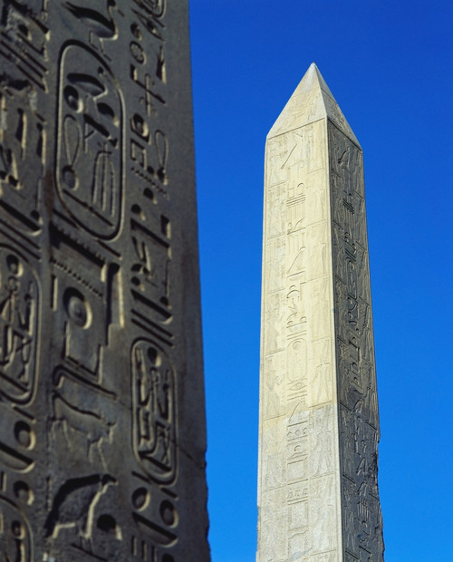 The Obelisk Of Hatshepsut With Detail Of The Obelisk Of Tuthmosis I In The Foreground. PosterPrint - Item # VARDPI1880312