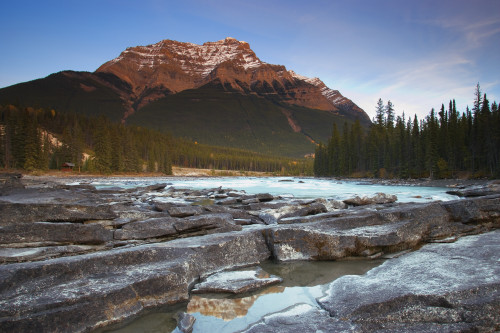 Mount Kerkeslin Athabasca Falls Jasper National Park PosterPrint - Item # VARDPI1779443