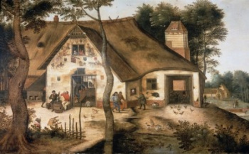 The Auberge Saint-Michel Pieter Bruegel the Younger Poster Print - Item # VARSAL900141454