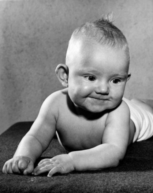 Baby lying on front Poster Print - Item # VARSAL2559501B