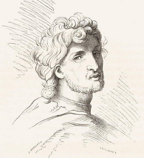 Franciabigio, Aka Francesco Di Cristofano, Marcantonio Franciabigio Or Francia Bigio, 1482 - 1525. Italian Artist Of The Florentine Renaissance. From Histoire Des Peintres, ?Cole Florentine, Published 1876 PosterPrint - Item # VARDPI2334299