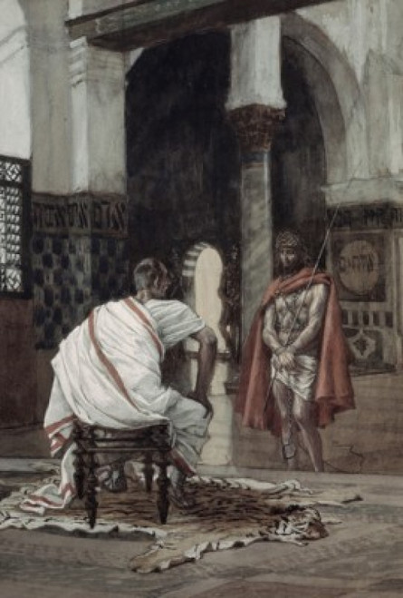 Jesus before Pilate for the Second Time  James Tissot Poster Print - Item # VARSAL9999268